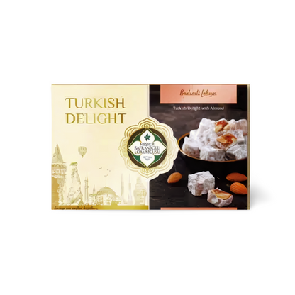 Safran Turkish Delight with Almond 400 GR